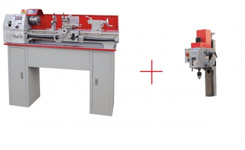 Soustruh na kov ED750FDQ + nástavba ED750FADQ Holzmann